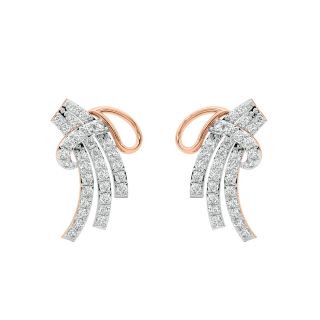 Qiana Round Diamond Stud Earrings